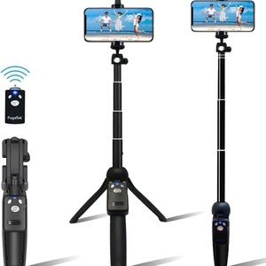 Never used tripod/ selfie stick with wireless remote. Still in box. NWT